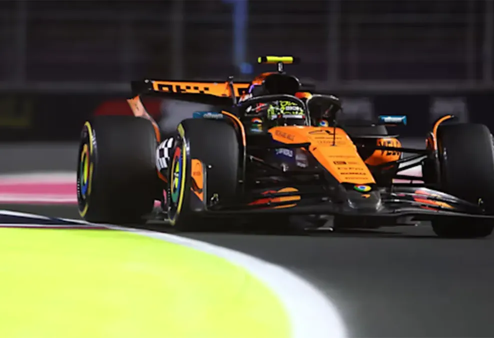 Sorpresa en la Fórmula 1: así fue el accidente de Lando Norris en la clasificación del GP de Arabia Saudita