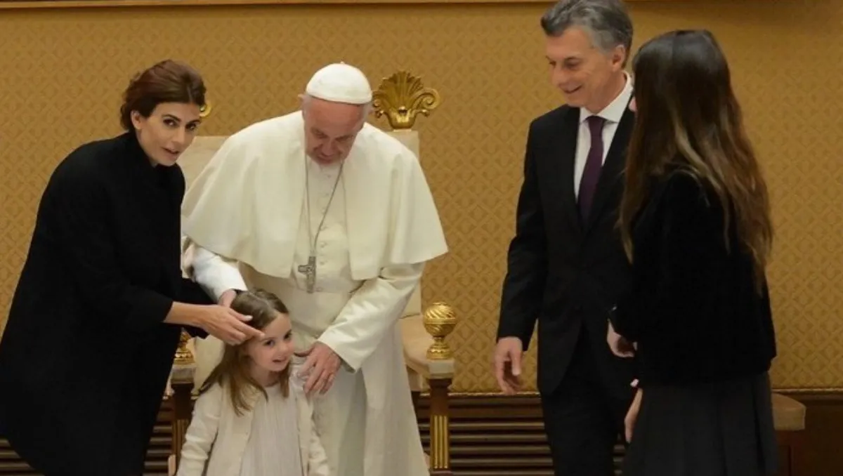 La foto que posteó Mauricio Macri con el Papa