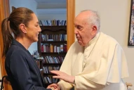 La presidenta de Mexico despidió a Francisco: Deja un gran legado de verdadero amor al prójimo