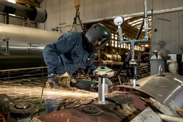 Industria: el uso de la capacidad instalada se ubicó en el 58,6% en febrero, según el Indec