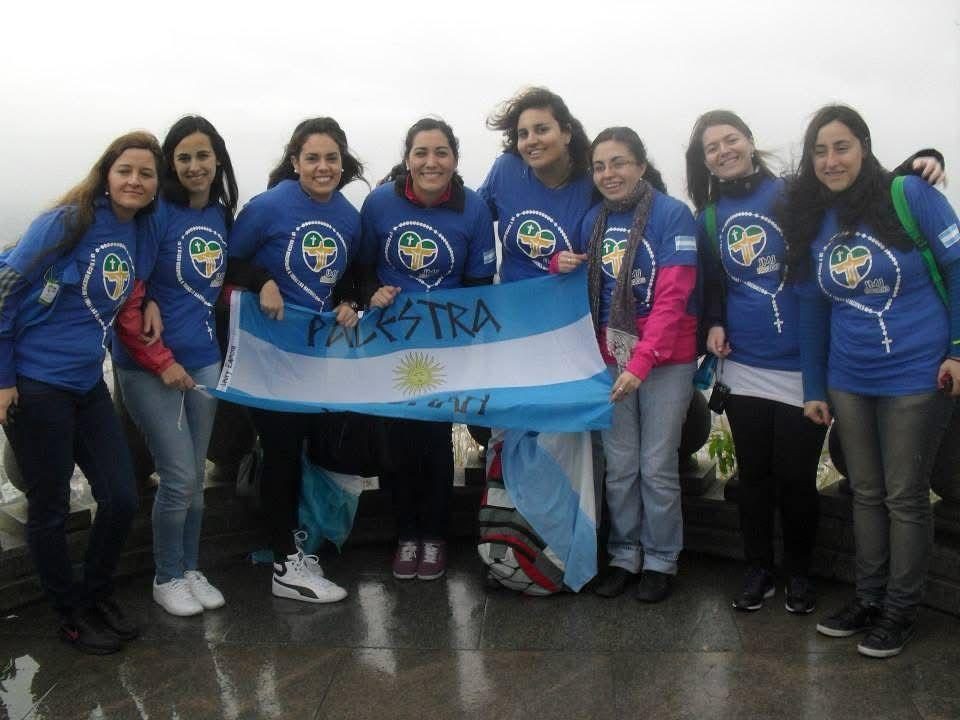CONTINGENTE. El grupo de Palestra en la Jornada Mundial de la Juventud de 2013. / ARCHIVO