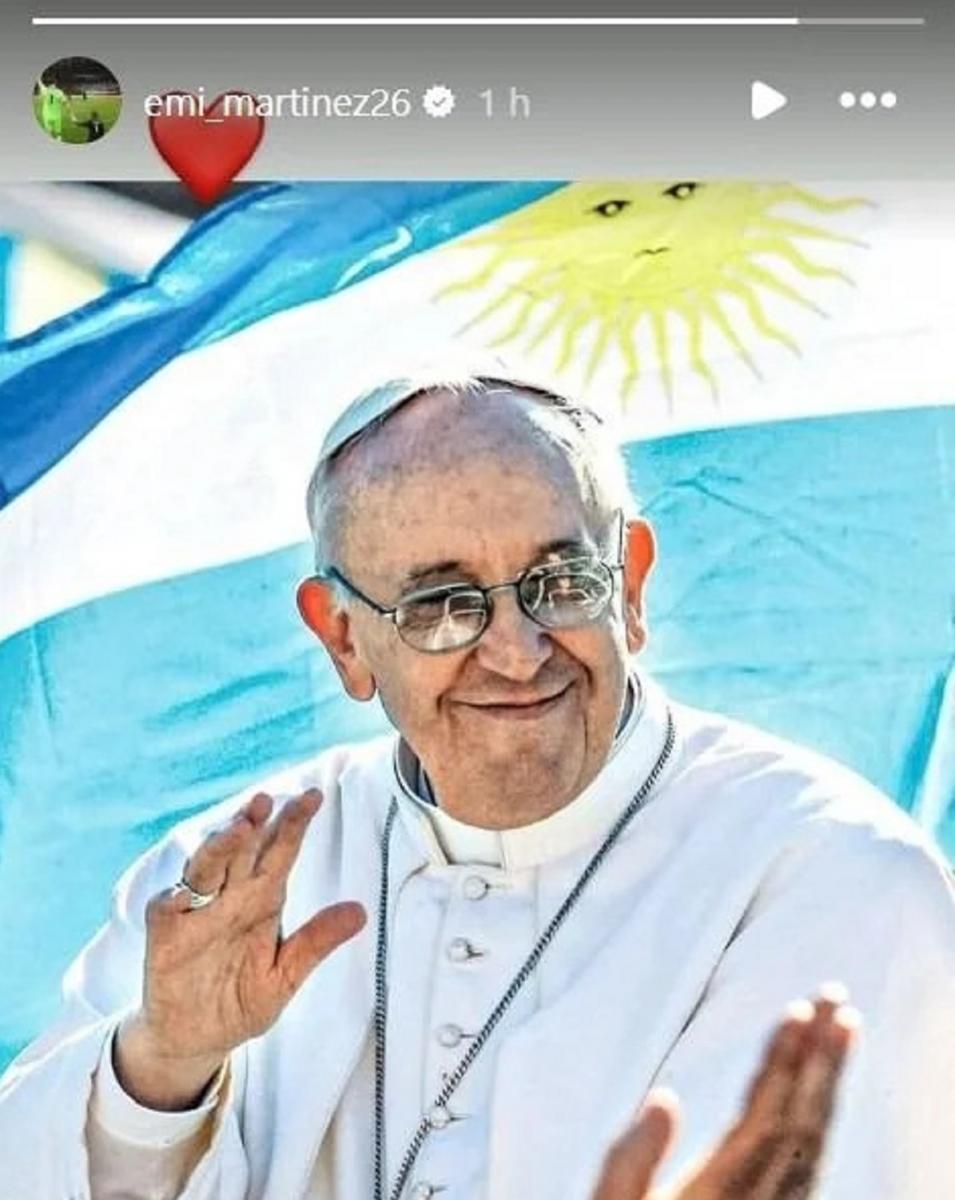 Los sentidos posteos de Messi, Colapinto y Dibu Martínez por el fallecimiento del papa Francisco