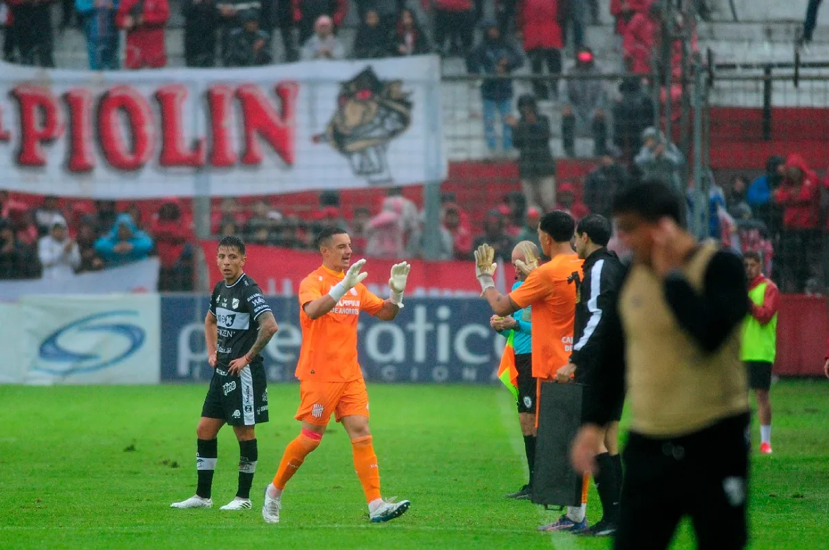 DEBUT. Tomás García tuvo su presentación en La Ciudadela a los 82 minutos del empate contra All Boys.