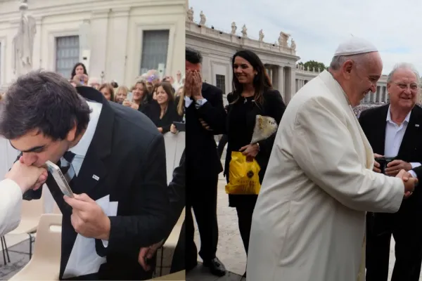 Un papa listo para la Fórmula 1: la historia de dos pilotos tucumanos que conocieron a Francisco y le regalaron un buzo antiflama