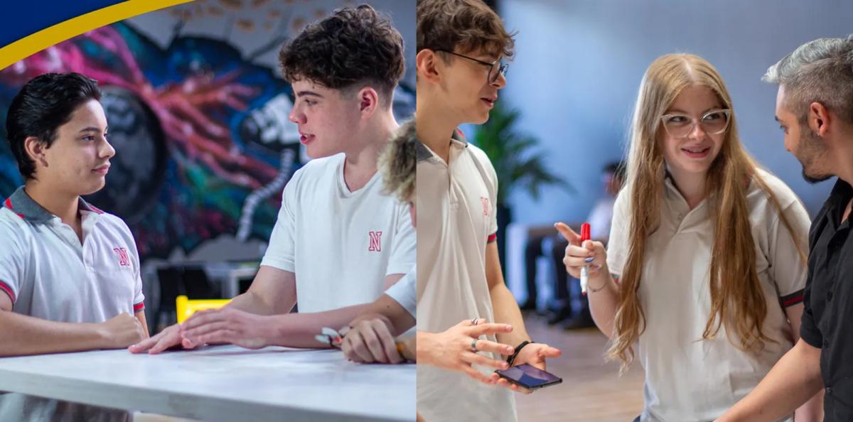 EDUCACIÓN INNOVADORA. Norbridge en Mendoza implementa un modelo sin aulas tradicionales, promoviendo el co-aprendizaje y espacios diseñados para el bienestar estudiantil.