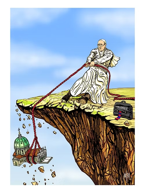 “REFORMA”. Uno de los cuadros sobre los cambios en la Iglesia.