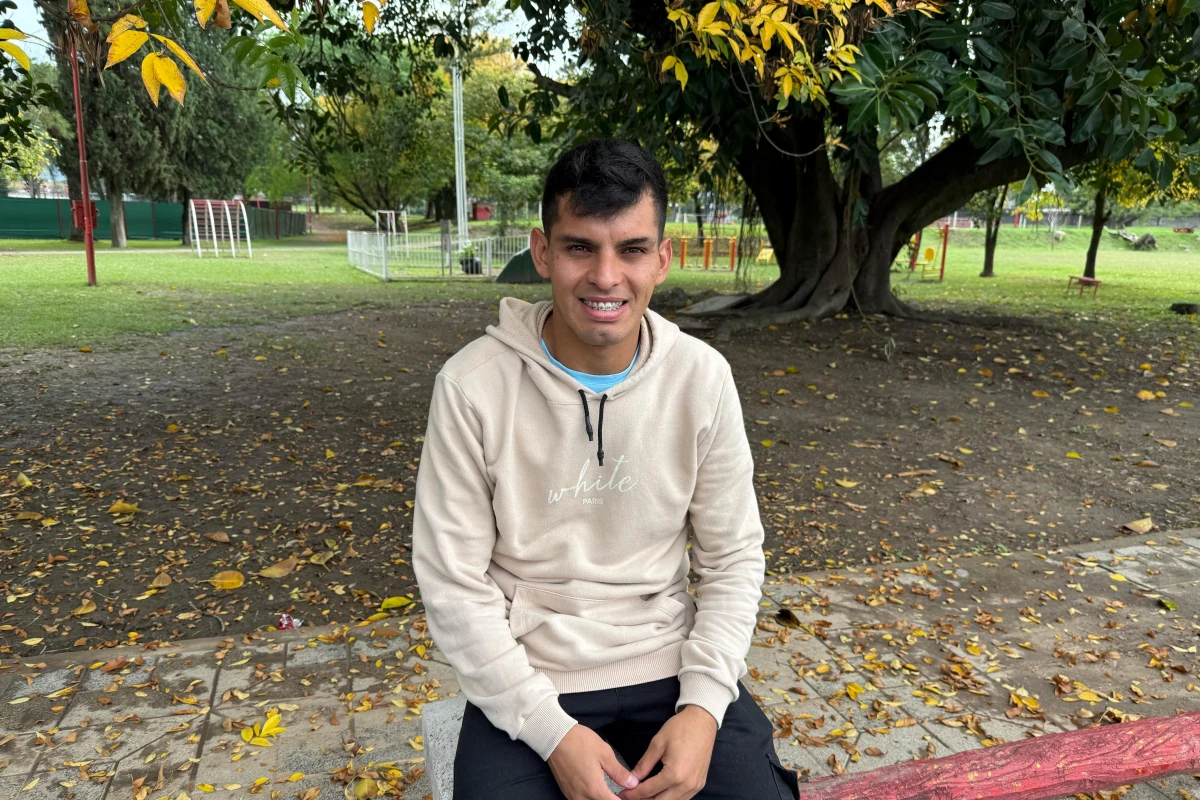 CON ALEGRÍA. Tras su gol contra All Boys, Verón asegura que recuperó la confianza.