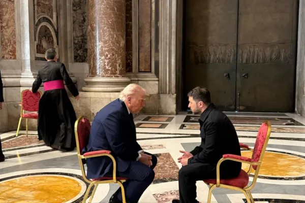 Antes del funeral del Papa, Trump y Zelenski mantuvieron una reunión privada en Roma