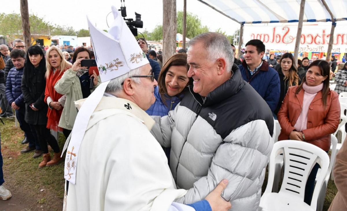 Jaldo participó en Trancas de la misa en honor a San Francisco Solano