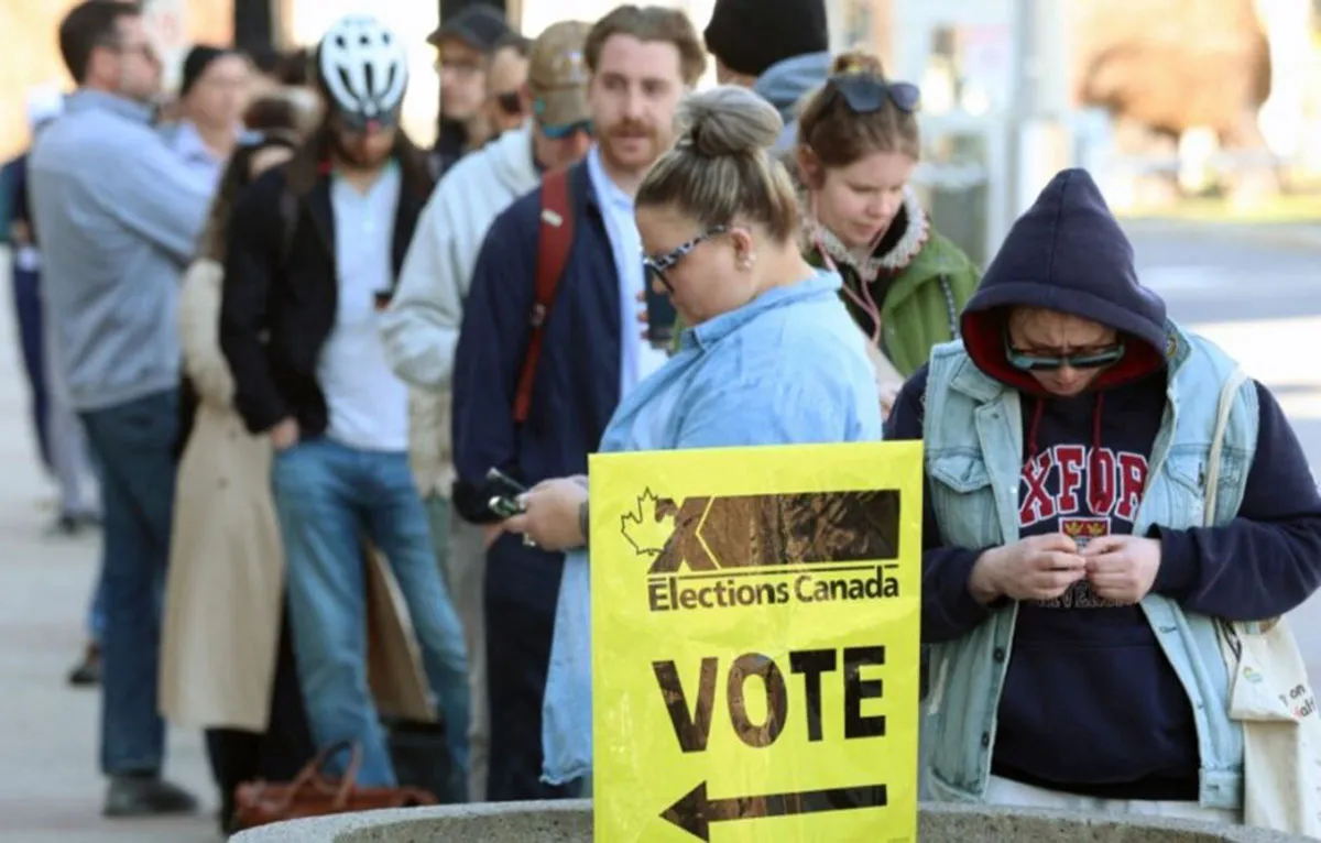 DECISIONES. La disputa por los aranceles y la sombra de Trump influían en los votantes.