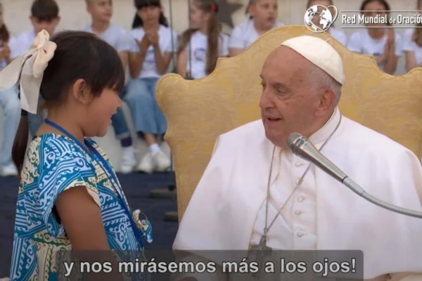 La última oración del papa Francisco en Youtube