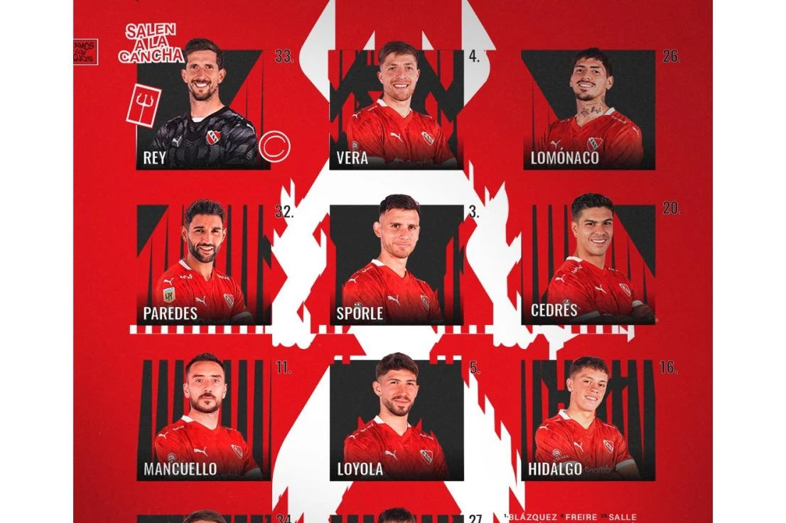 El 11 de Independiente