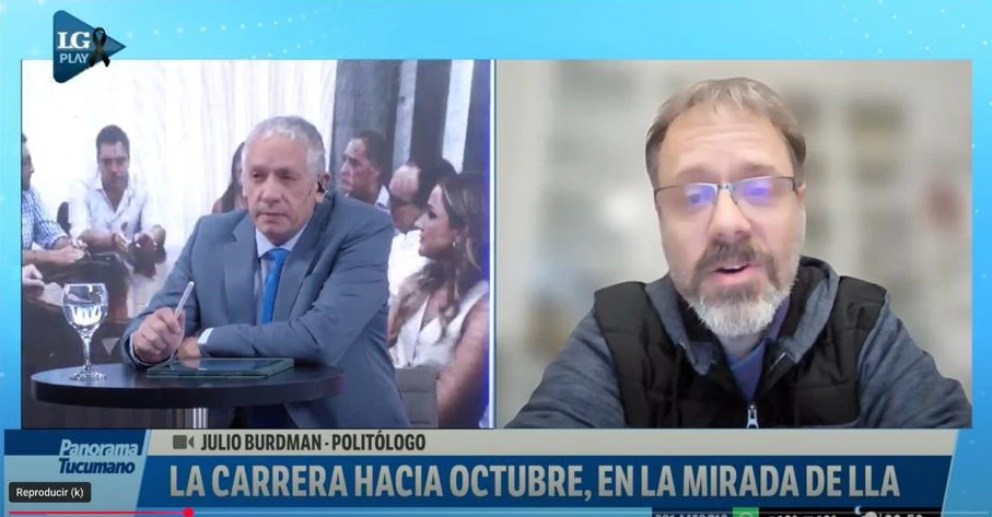 EN LG PLAY. El consultor Burdman analizó las proyecciones en Tucumán. 