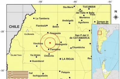Un sismo de 5,5 con epicentro en La Rioja se sintió en Tucumán