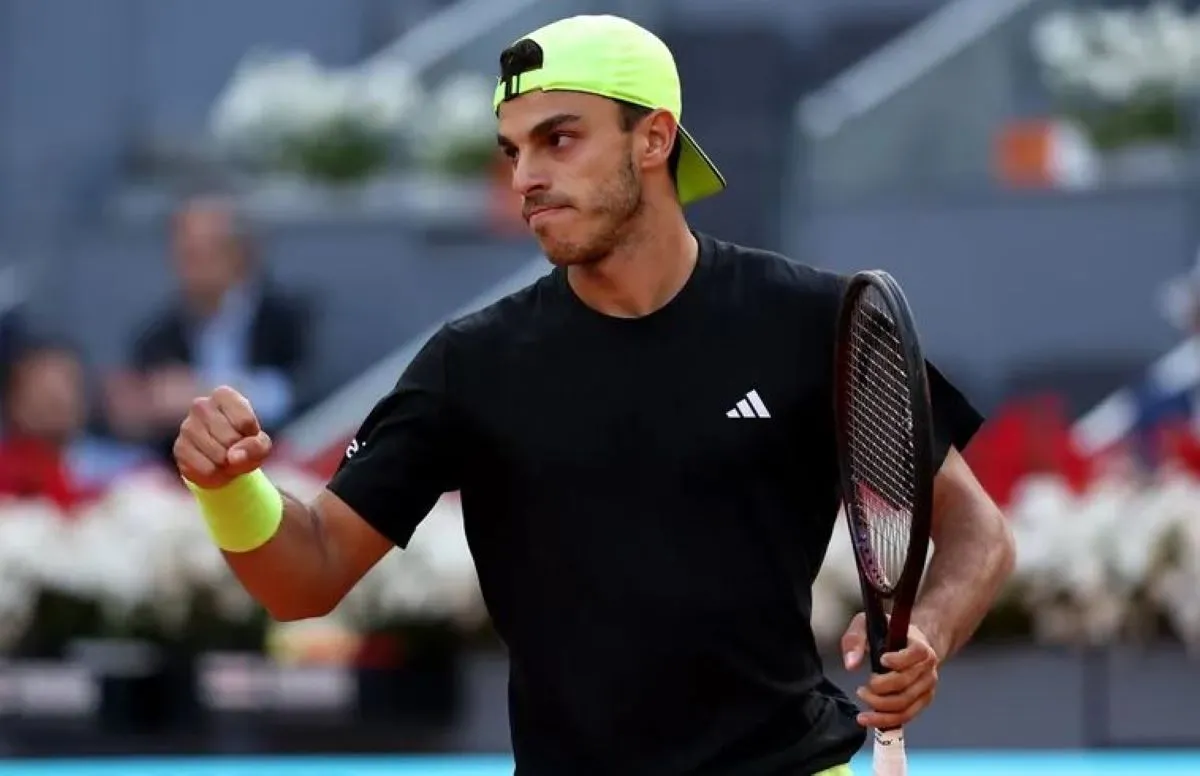 Aunque perdió en las semifinales de Madrid, Francisco Cerúndolo cerró una gran semana