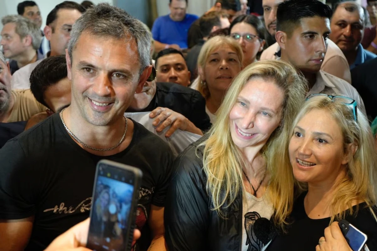 Karina Milei, en una visita a Chaco.