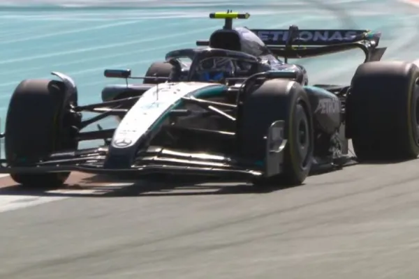 El piloto más joven de la Fórmula 1 largará primero el Gran Premio de Miami: el italiano Antonelli de 18 años sorprendió