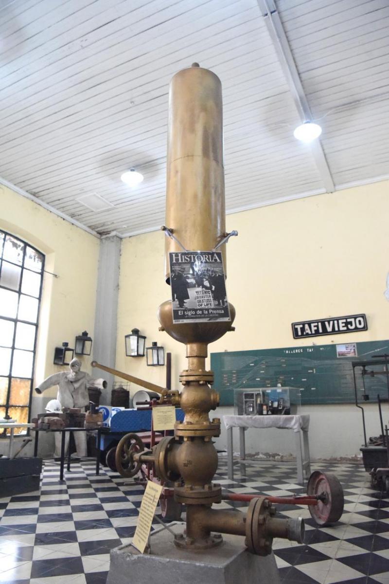 IMPONENTE. La sirena de Tafí Viejo pesa 300 kilos y se escucha a más de 14 kilómetros a la redonda. LA GACETA / FOTO DE ANALÍA JARAMILLO