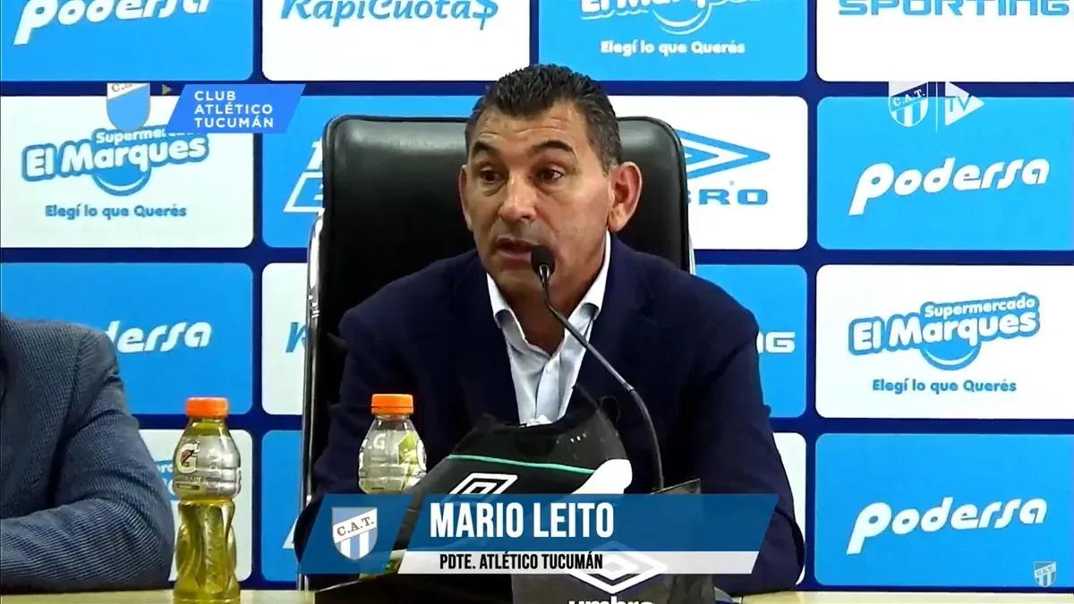 La desafiante declaración de Mario Leito: No sé si habrá algo que me desanime, yo a la noche duermo tranquilo