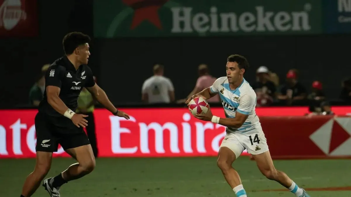 Los Pumas 7s finalizaron cuartos en el Seven de Los Ángeles tras la dura derrota frente a Nueva Zelanda
