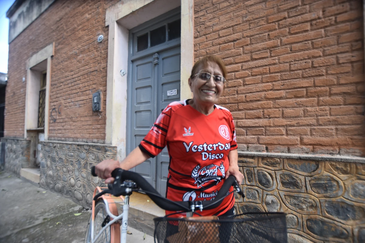 María Luisa Sosa es una fanática empedernida de Jorge Newbery.