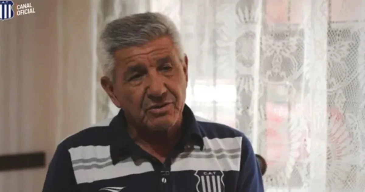 Luis Galván en una entrevista con el canal oficial de Talleres.