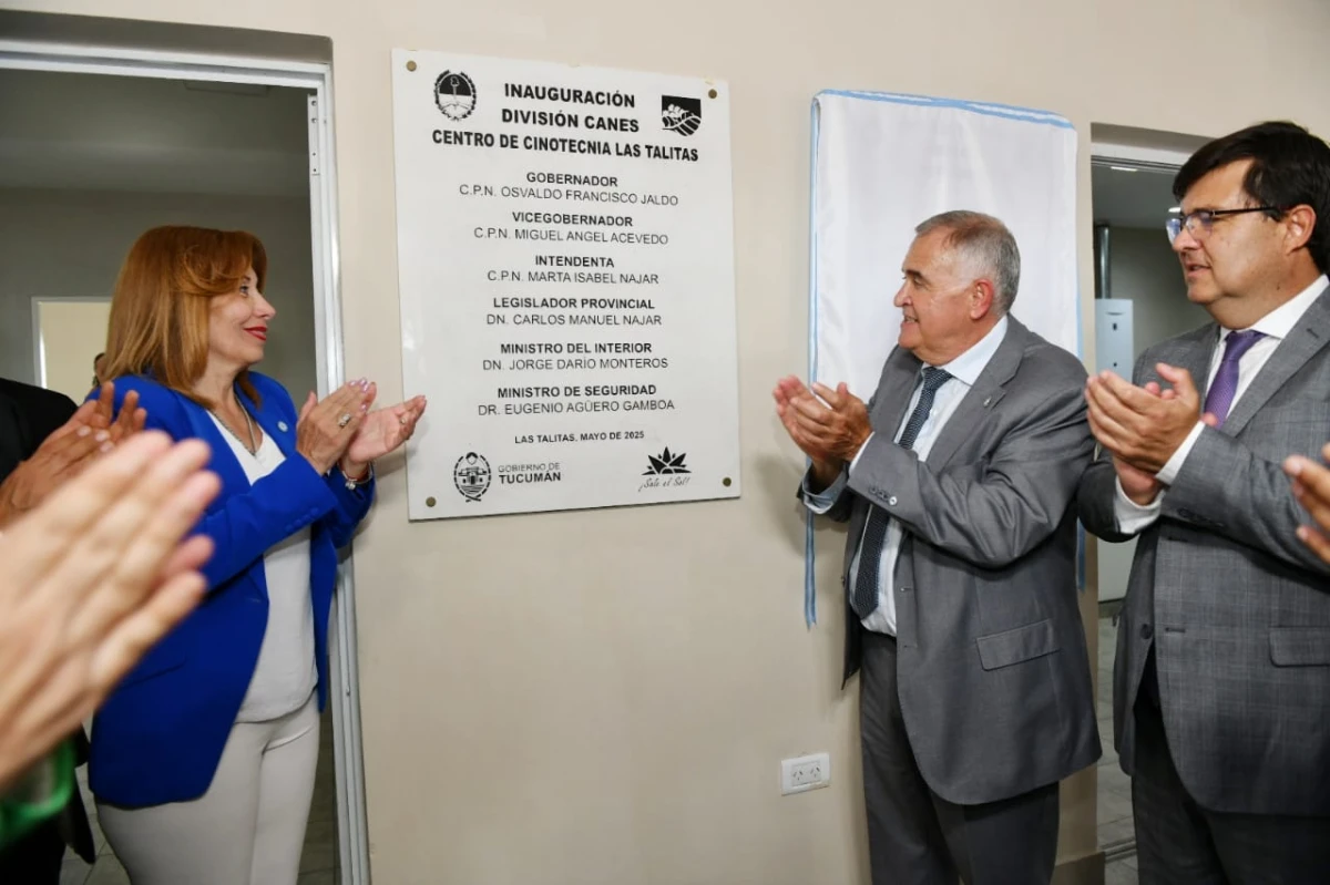 Inauguraron un Centro de Cinotecnia en Tucumán: adiestrarán perros para seguridad, rescate y lucha contra el narcotráfico