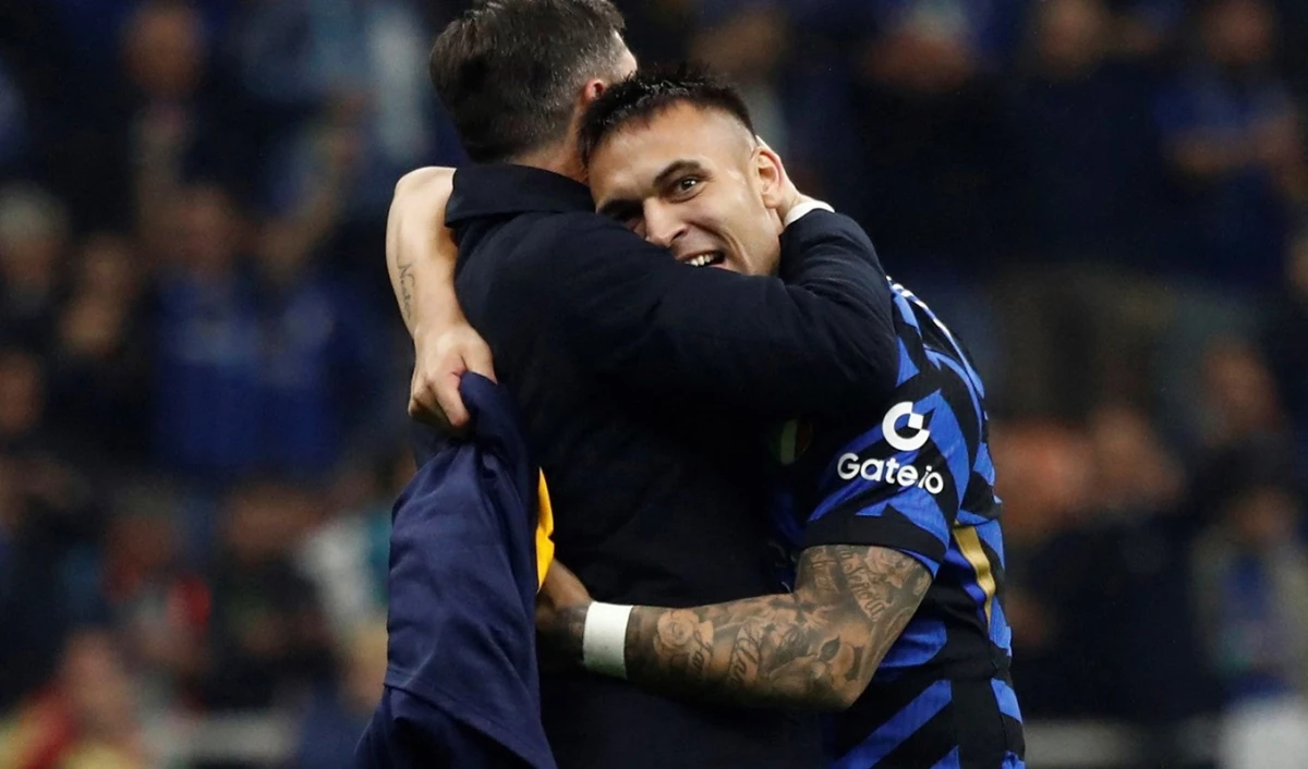 Martínez anotó el primer gol del Inter.