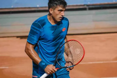 El hijo de Burruchaga dio el golpe en el Roma Open y jugará su primer Masters 1000