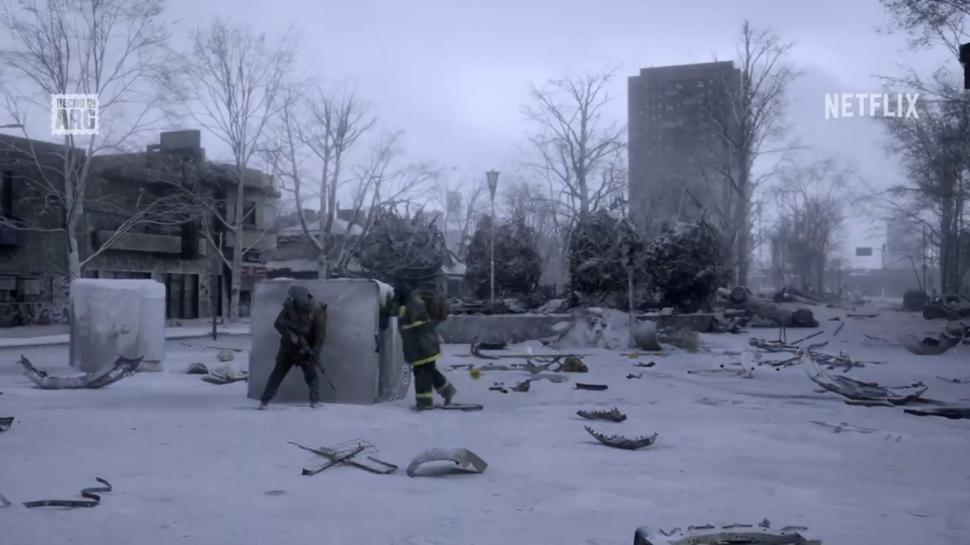 DESPUÉS. Los efectos visuales sobre el fondo del plano en la serie.