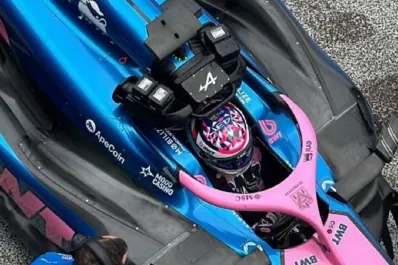 Tras el anuncio de su regreso a la Fórmula 1, Colapinto se subió al Alpine en Países Bajos