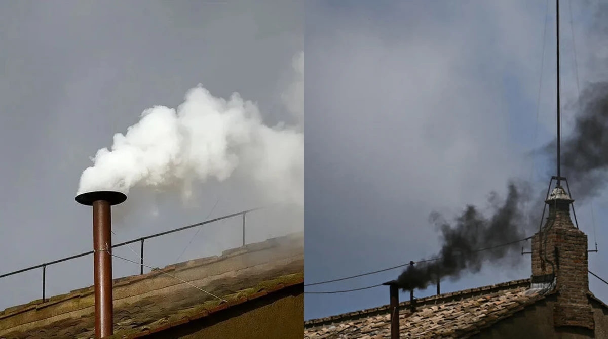 Fumata negra, fumata blanca: ¿cómo hacen cambiar el color del humo?