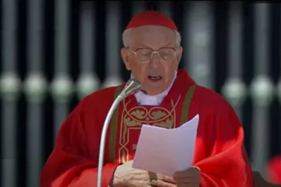 Giovanni Battista Re, sobre el Cónclave en el Vaticano: Espero humo blanco esta tarde