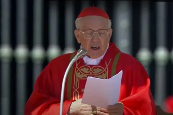 Giovanni Battista Re, sobre el Cónclave en el Vaticano: Espero humo blanco esta tarde