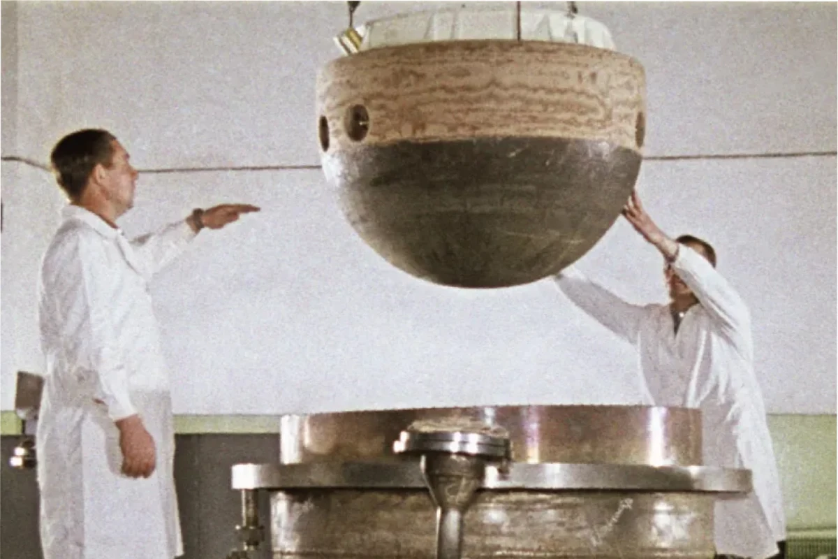 La Unión Soviética lanzó varias misiones para explorar Venus; esta sonda era de un vuelo anterior.