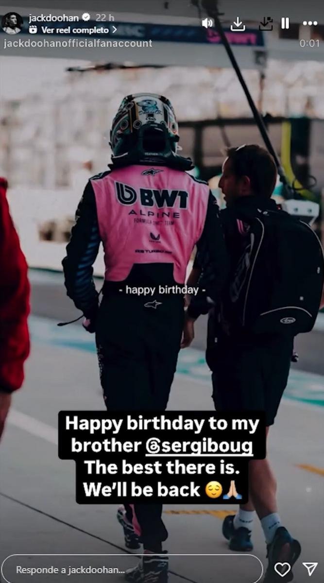 El desafiante posteo de Jack Doohan tras la designación de Franco Colapinto como titular