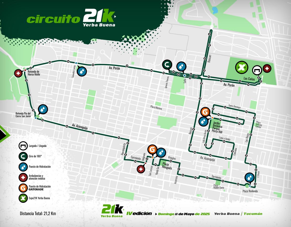 21K de Yerba Buena: los runners le pondrán más vida a la “Ciudad Jardín”