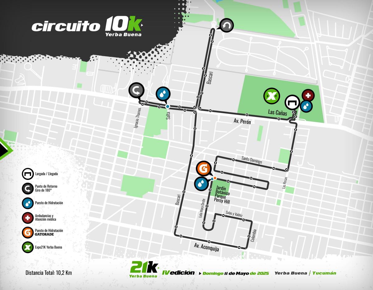 21K de Yerba Buena: los runners le pondrán más vida a la “Ciudad Jardín”