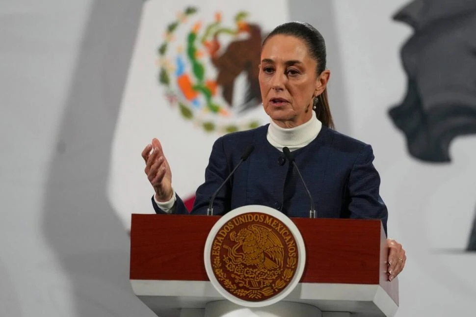 ENOJO. Que pongan “Golfo de América” a su parte, dice la presidenta.