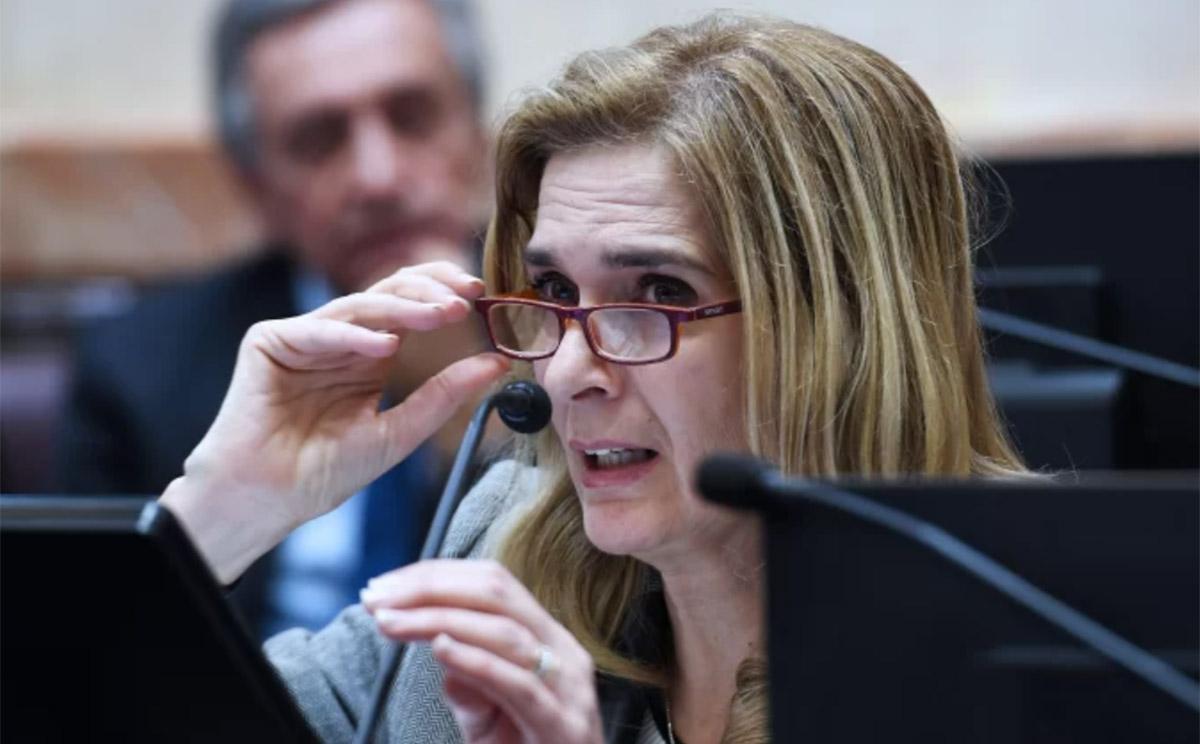 La legisladora Silvia Elías de Pérez