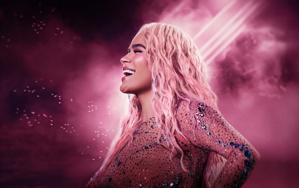 AFICHE PROMOCIONAL. La artista colombiana utilizó una imagen vibrante para la portada del documental. / NETFLIX