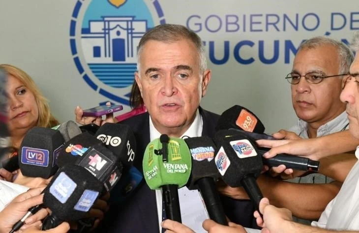 JEFE DEL PE. El gobernador Jaldo destacó las inversiones provinciales.