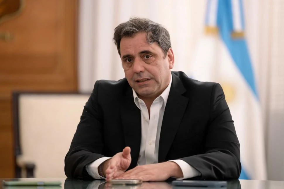 El vicejefe de Gabinete de Interior de la Nación, Lisandro Catalán