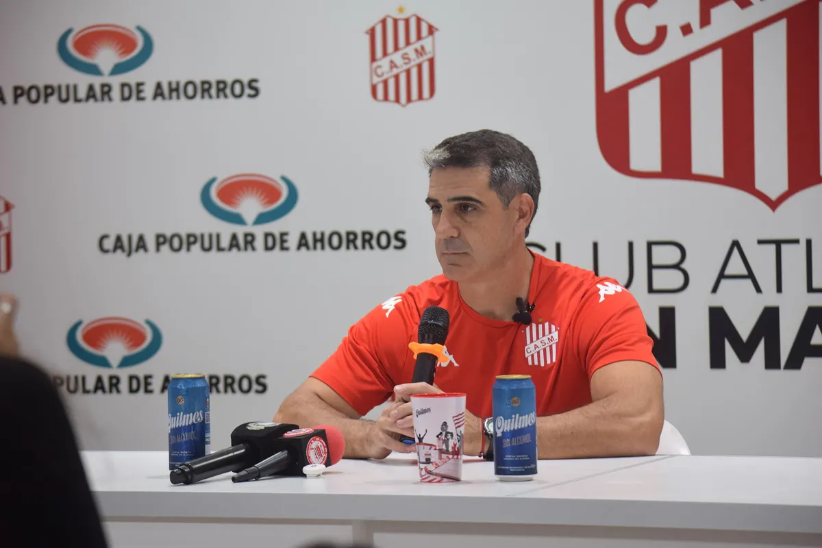 Ariel Martos reflexionó sobre el estado anímico de San Martín tras la caída frente Atlanta.