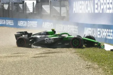 El accidente que puso fin antes de tiempo la primera práctica en Imola