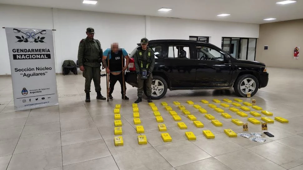 DATO CLAVE. La droga que se incautó en Colalao del Valle.