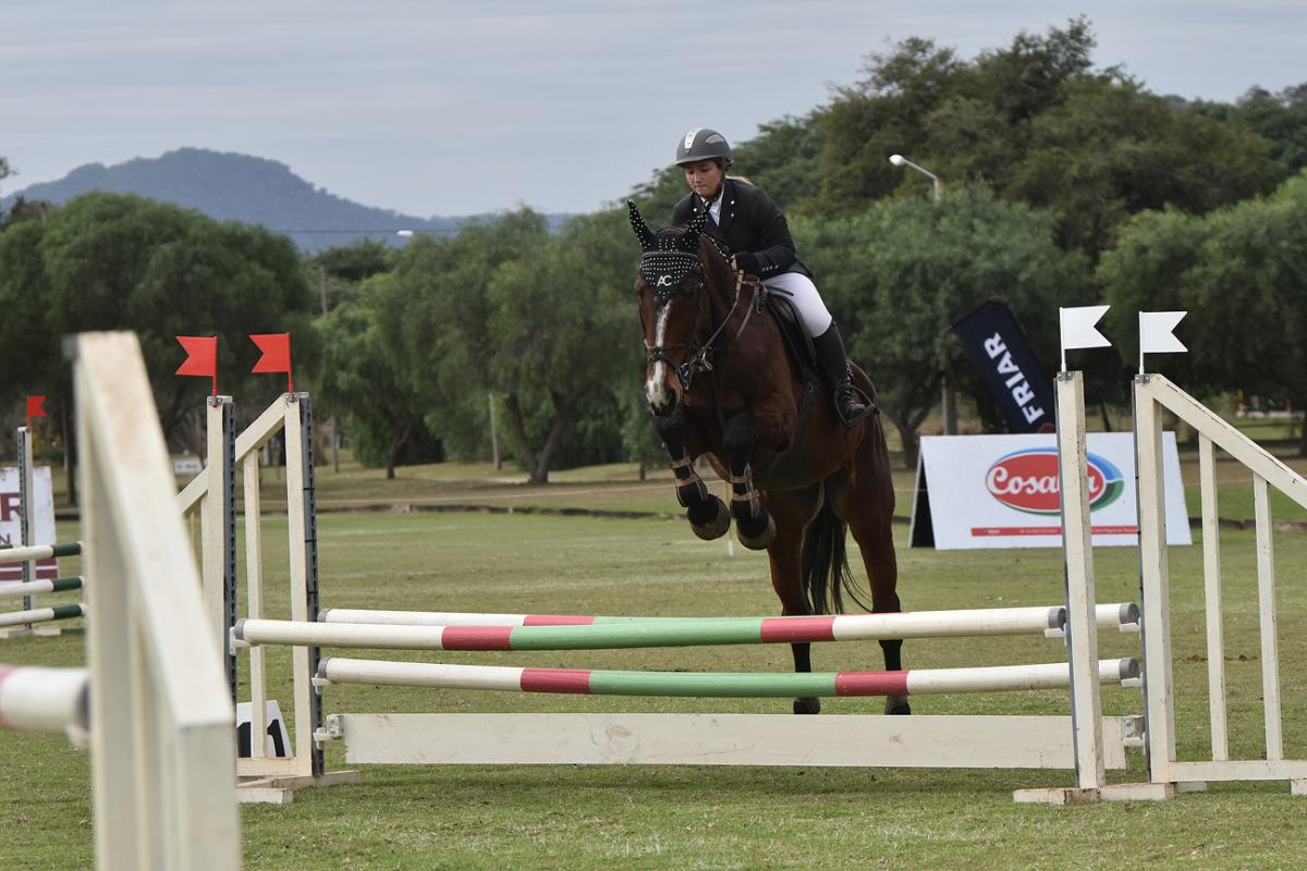 María de la Paz Rivkin sólo tiró una valla en su presentación en el GWM Equestrian Week.