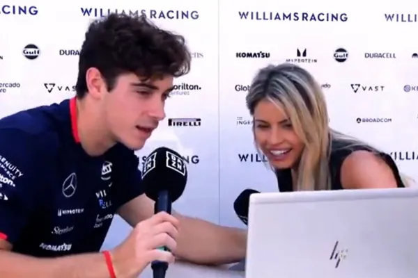 La apuesta viral de Christine GZ por una victoria de Franco Colapinto en la Fórmula 1