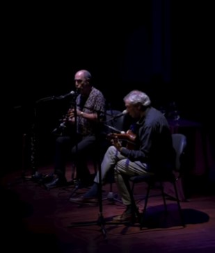 CENTRO VIRLA. Marcelo Moguilevsky y Juan Falú deleitaron a la platea.