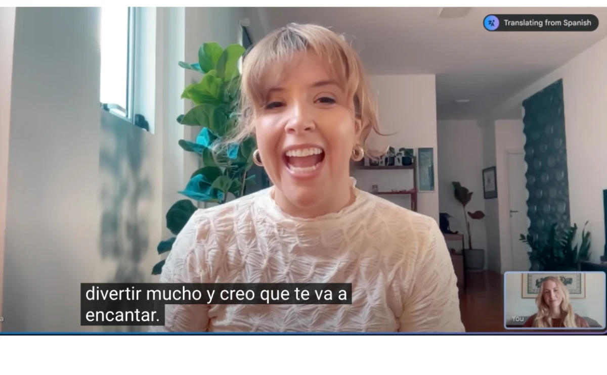 Google Meet presentó un servicio de traducción simultánea